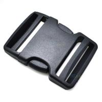 Plastic Release Buckle, DIY, black 