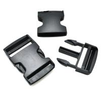 Plastic Release Buckle, DIY, black 