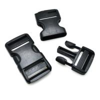 Plastic Release Buckle, DIY, black 