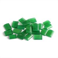 Agate Cabochon, Green Agate, polished green 