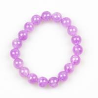 améthyste bracelet, Rond, normes différentes pour le choix & pour femme, Vendu par brin