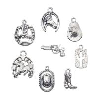 Zinc Alloy Jewelry Pendants, platinum color plated 