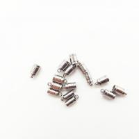 Edelstahl-Kaution-Bead, 304 Edelstahl, Maschine Polieren & verschiedene Größen vorhanden, originale Farbe, 7.1x4mm, verkauft von PC