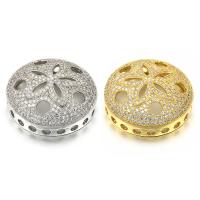 Cubic Zirconia Micro Pave Brass Connector, plated, micro pave cubic zirconia 