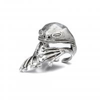 Zinc Alloy Finger Ring, antique silver color plated, fashion jewelry & Unisex 