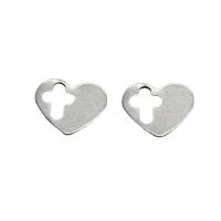 Stainless Steel Heart Pendants, 304 Stainless Steel, polished, Unisex & hollow Approx 