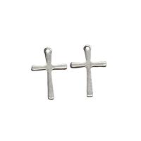 Stainless Steel Cross Pendants, 304 Stainless Steel, polished, Unisex & 1/1 loop Approx 