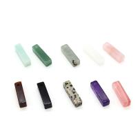 Gemstone Jewelry Pendant, Rectangle, DIY 7-26mm 