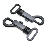 Plastic Bag Snap Hook Buckle, DIY, black 