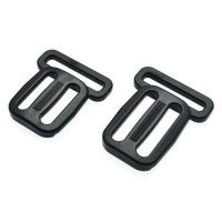 Plastic Bag Adjust Buckle, DIY black 