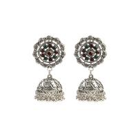 Zinc Alloy Drop Earring, with Resin, plated, fashion jewelry & for woman 