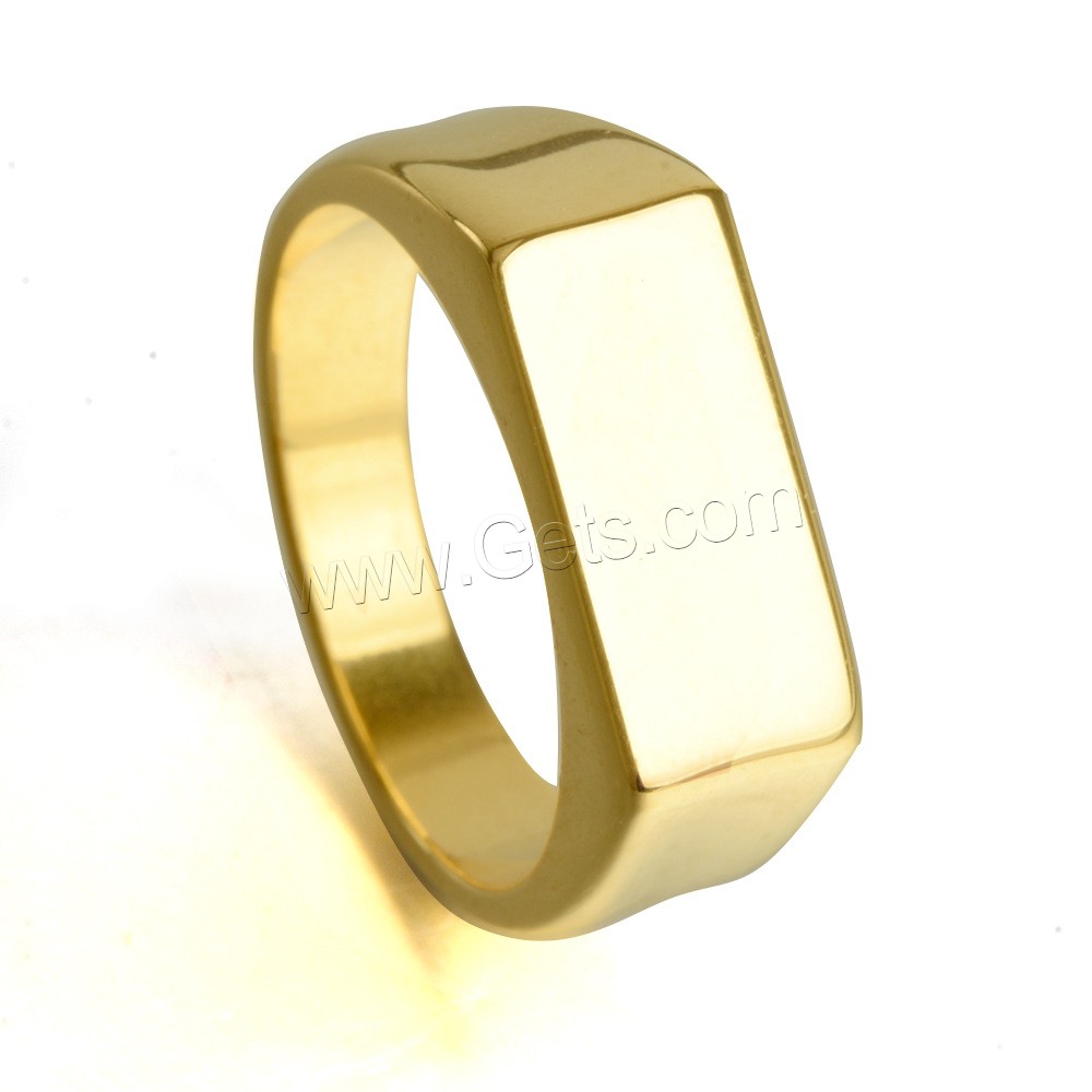 Anillo de dedo de acero Titanium de, Partículas de acero, chapado, unisexo & diverso tamaño para la opción, más colores para la opción, Vendido por UD