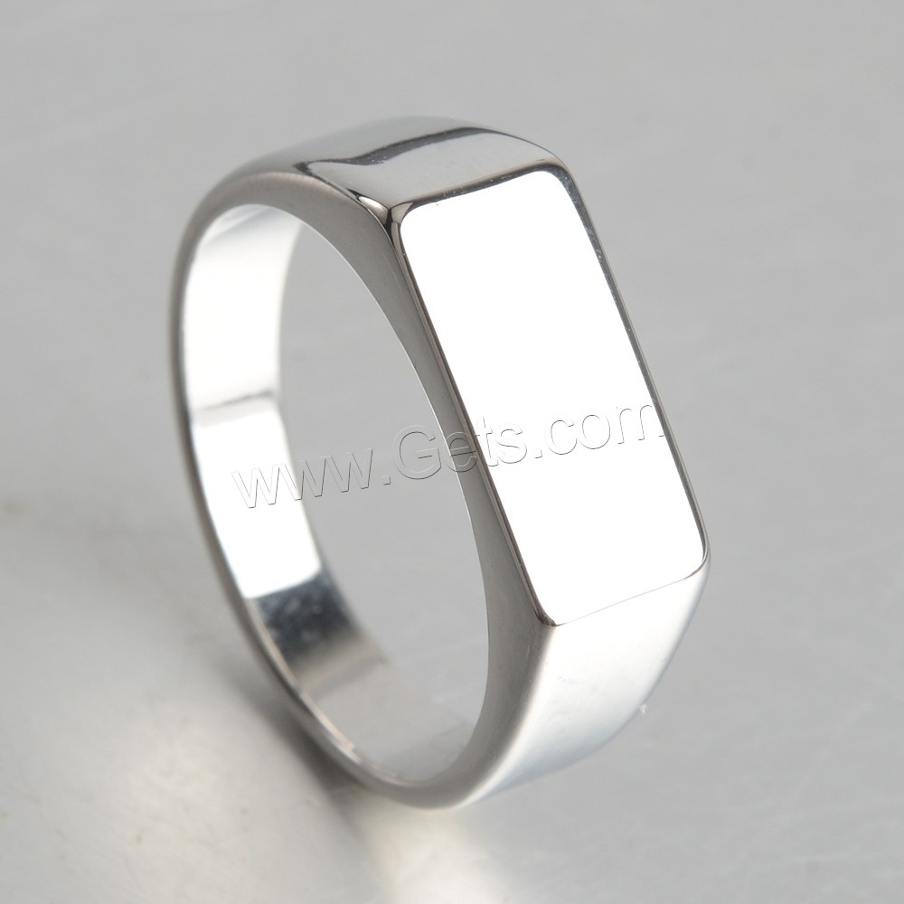 Anillo de dedo de acero Titanium de, Partículas de acero, chapado, unisexo & diverso tamaño para la opción, más colores para la opción, Vendido por UD