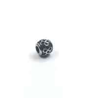 Stainless Steel Beads, 304 Stainless Steel, barrel, vintage & DIY, original color, 9.71mm 