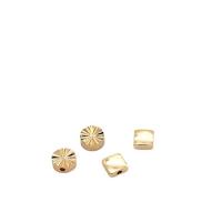 Brass Jewelry Beads, plated, DIY golden 