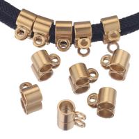 Acero inoxidable Bail Bead, acero inoxidable 304, Recubrimiento iónico al vacío, Bricolaje, más colores para la opción, 9x5mm, agujero:aproximado 4mm, 20PCs/Bolsa, Vendido por Bolsa