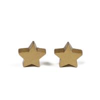 Printing Wood Beads, Star, DIY 20mm, Approx 