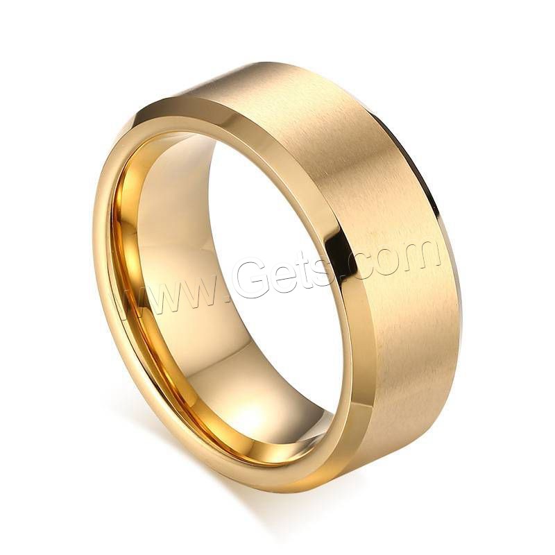 Titan Stahl Fingerring, Titanstahl, plattiert, unisex & verschiedene Größen vorhanden, keine, verkauft von PC