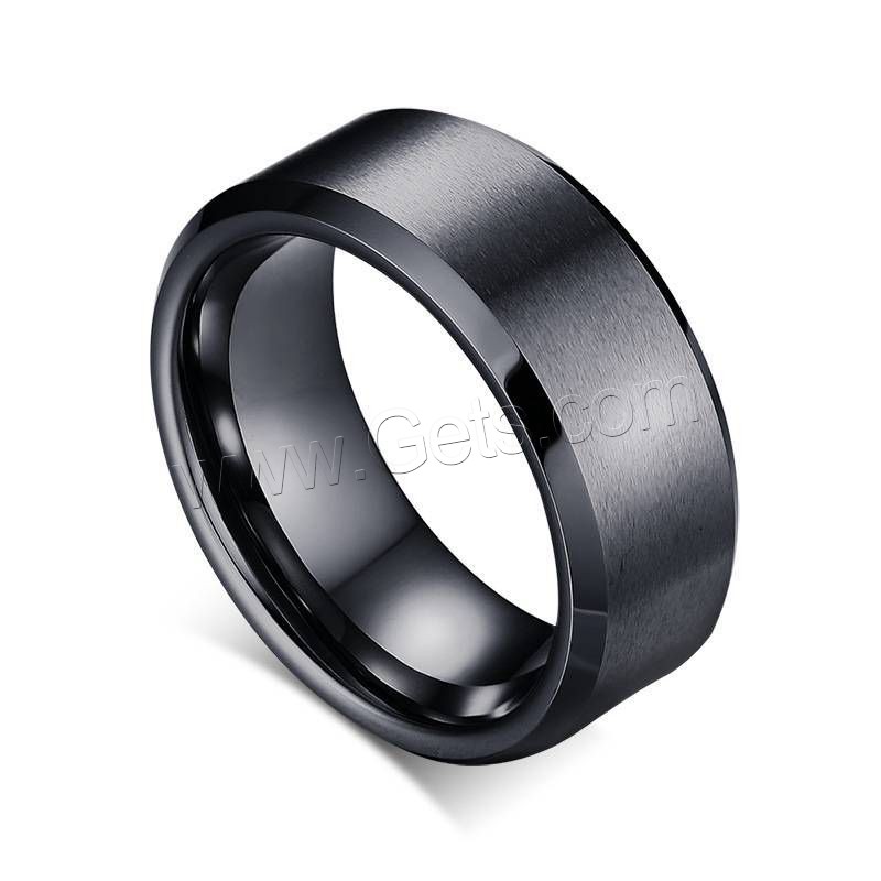 Titan Stahl Fingerring, Titanstahl, plattiert, unisex & verschiedene Größen vorhanden, keine, verkauft von PC