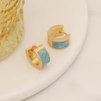 304ステンレススチール レバーバックイヤリング, ファッションジュエリー & 女性用 & エナメル, 無色, 10mm, 売り手 ペア