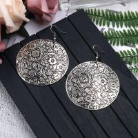 Zinc Alloy Drop Earring, plated, fashion jewelry & for woman 