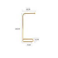 Mehrzweck Schmucksache-Anzeige, Eisen, nachhaltiges & verschiedene Größen vorhanden & verschiedene Stile für Wahl, goldfarben, 7x5x18cmu30017x5.3x16cmu30017x5x12cmu30017x5x15.3cm, verkauft von PC