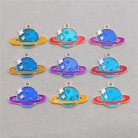 Zinc Alloy Enamel Pendants, plated, Unisex Approx 