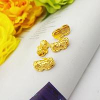 Brass Jewelry Beads, Mythical Wild Animal, gold color plated, DIY, golden 