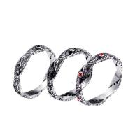 Titan Stahl Fingerring, Titanstahl, poliert, unisex & verschiedene Größen vorhanden & Micro pave Zirkonia, keine, verkauft von PC