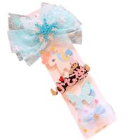 Children Hair Clip, Cloth, handmade, 5 pieces & Girl multi-colored, 2.5-6.5cm 