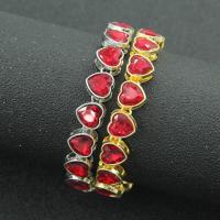 Zinc Alloy Rhinestone Bracelets, fashion jewelry & with rhinestone Approx 20 cm 