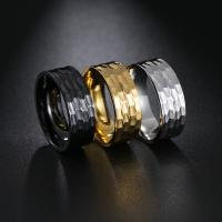 Titan Stahl Fingerring, Titanstahl, Vakuum-Ionen-Beschichtung, Modeschmuck & unisex & verschiedene Größen vorhanden, keine, 8x2mm, verkauft von PC