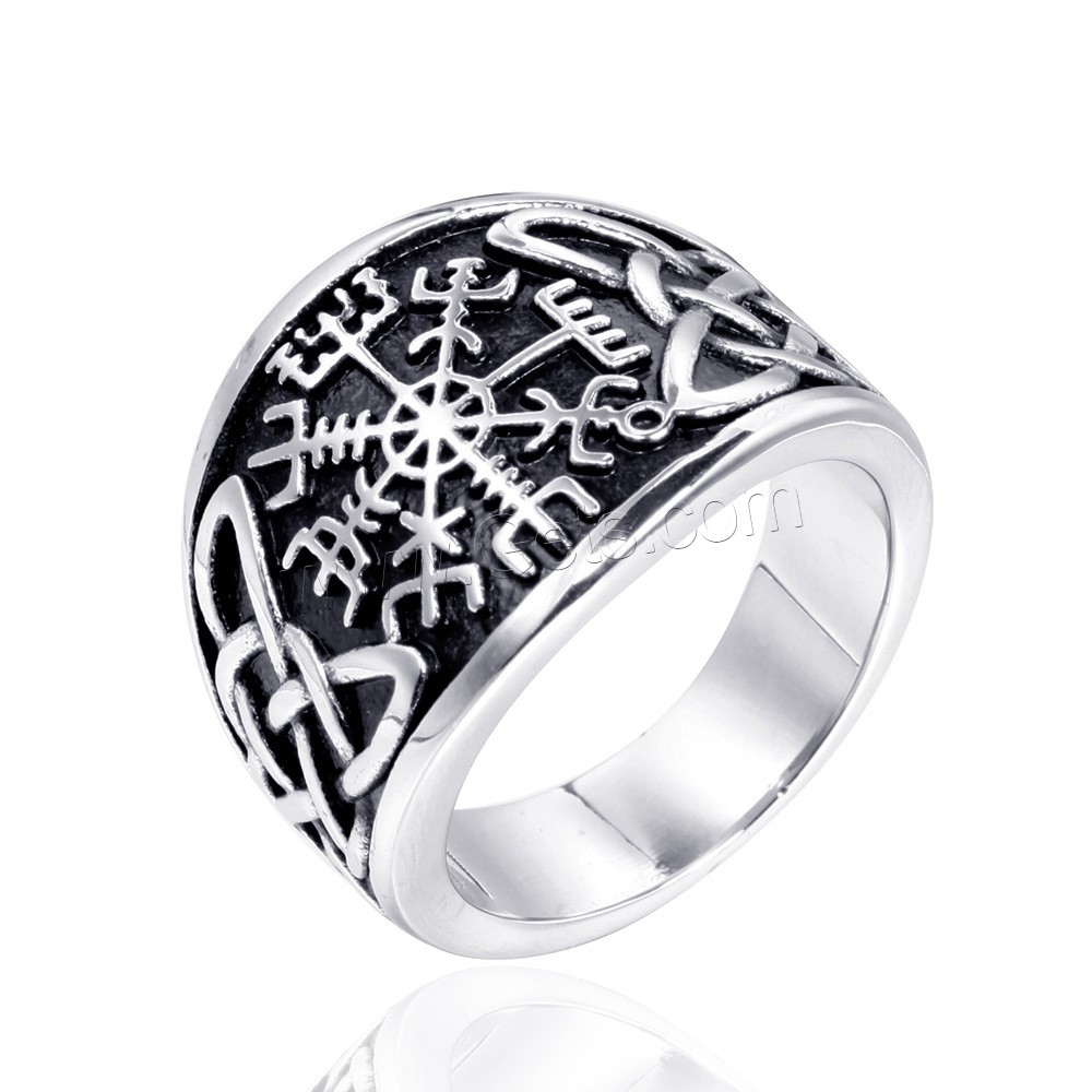 Titanium Steel Finger Ring, plated, different size for choice & for man, more colors for choice, Sold By PC