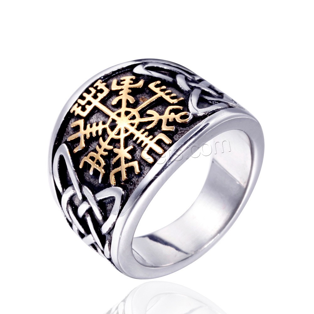 Titanium Steel Finger Ring, plated, different size for choice & for man, more colors for choice, Sold By PC