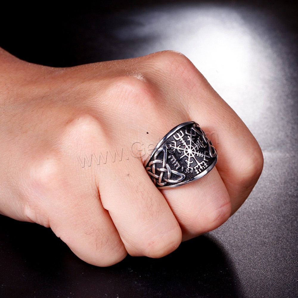 Titanium Steel Finger Ring, plated, different size for choice & for man, more colors for choice, Sold By PC