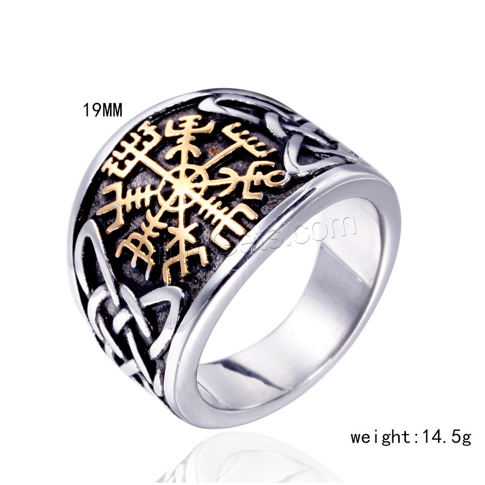 Titanium Steel Finger Ring, plated, different size for choice & for man, more colors for choice, Sold By PC