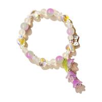 Porcelain Bracelets, Lampwork, with Zinc Alloy, for woman Approx 20 cm 