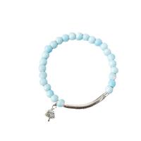 Bracelet d'émail en alliage de zinc, porcelaine, avec alliage de zinc, élastique & pour femme, plus de couleurs à choisir Environ 14-20 cm, Vendu par PC