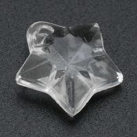 Transparent Acrylic Pendants, Star, DIY, clear Approx 2mm 