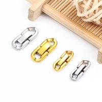 Stainless Steel Interlocking Clasp, 304 Stainless Steel, Vacuum Ion Plating, DIY 