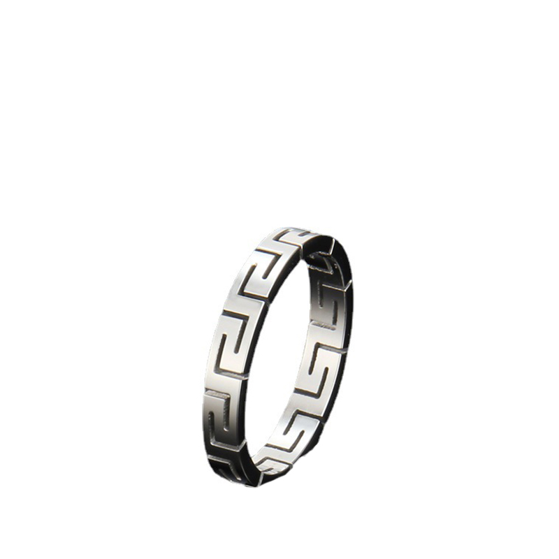 Edelstahl Fingerring, 304 Edelstahl, Vakuum-Ionen-Beschichtung, unisex & verschiedene Größen vorhanden & hohl, keine, 4mm, Größe:6-12, verkauft von PC