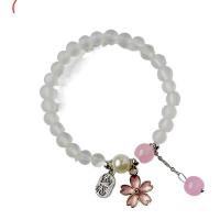 alliage de zinc bracelet, avec chalumeau, élastique & pour femme & émail & avec strass, plus de couleurs à choisir Environ 14-20 cm, Vendu par PC