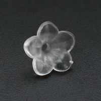 Acrylic Bead Cap, Flower, DIY, clear Approx 1mm 