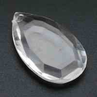 Transparent Acrylic Pendants, Teardrop, DIY, clear Approx 2mm 