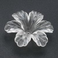 Acrylic Bead Cap, Flower, DIY, clear Approx 1mm 