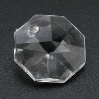 Transparent Acrylic Pendants, Polygon, DIY, clear Approx 1mm 