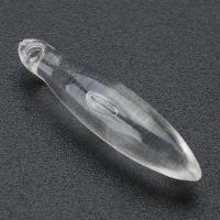 Transparent Acrylic Pendants, Conical, DIY, clear Approx 1mm 