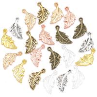 Zinc Alloy Jewelry Pendants, Feather, plated, DIY Approx 1.5mm 