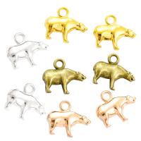 Colgantes Animales de Aleación de Zinc, Oso, chapado, Bricolaje, más colores para la opción, 14x12mm, agujero:aproximado 2mm, Vendido por UD