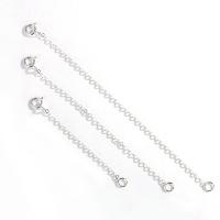 Chaîne Extender en Argent , Argent sterling 925, DIY & normes différentes pour le choix, Vendu par PC